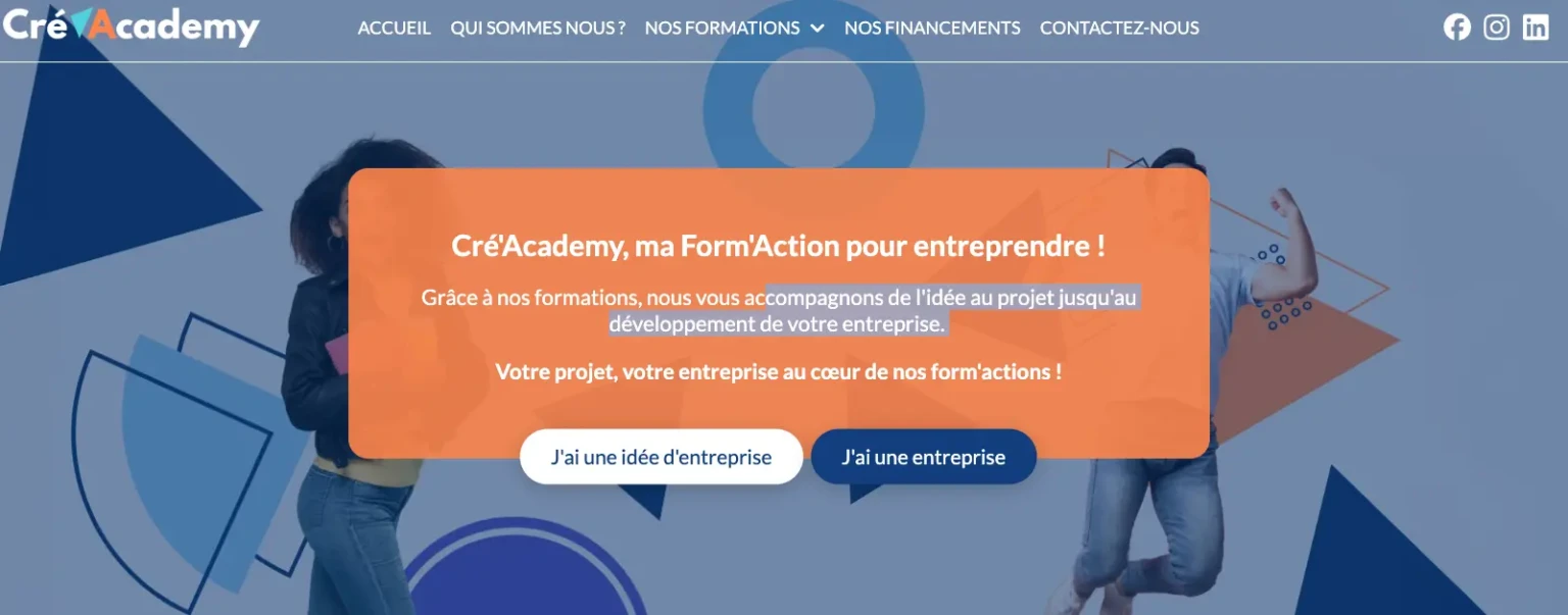 Site WordPress Creacademy